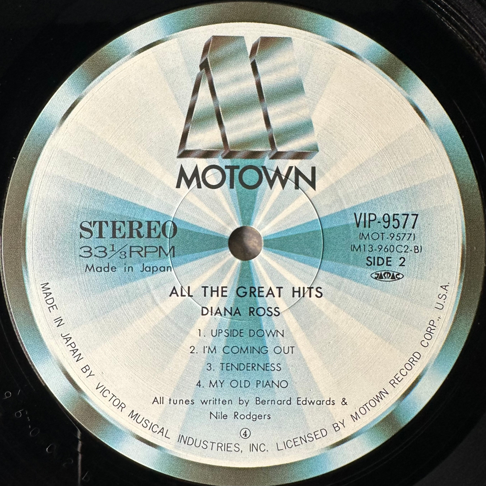 Diana Ross ‎– All The Great Hits 2LP (Япония 1981г.)