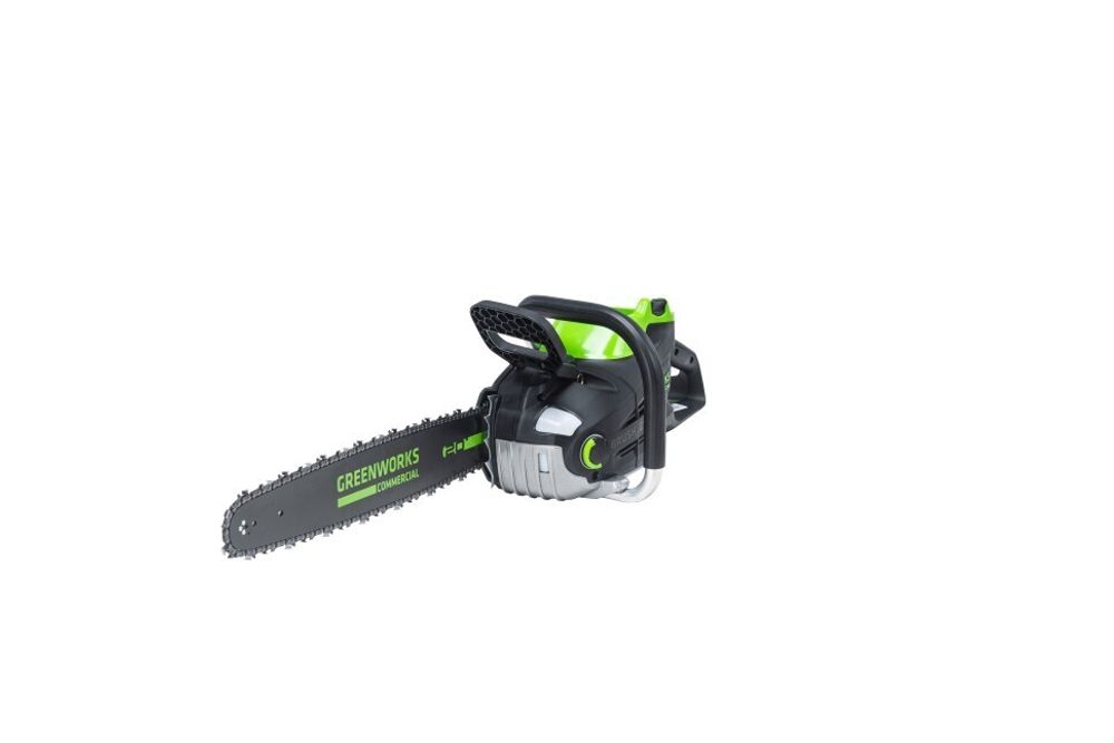 Цепная пила Greenworks GC82CS51k5, 82v, 51 см, в комплекте с АКБ 2х5 А·ч и двойное ЗУ (аккумуляторная)