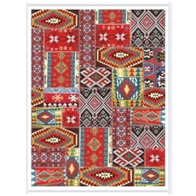 Набор ковриков ДЕКОРАТИВ (DECORATIVE) с рисунком и бахромой 60*100+40*60 деко deco 9