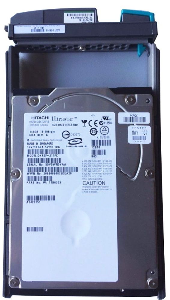 Жесткий диск Hitachi 146GB 10k FC 4/2Gbit DKR2F-J14FC
