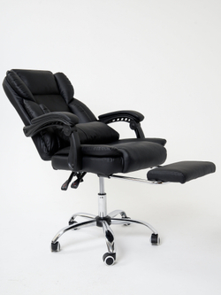Компьютерное кресло KRESLO COMFORT Premium, офисное, экокожа, цвет:черный