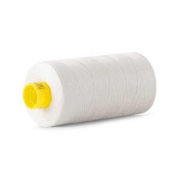 Нитка Gutermann Mara 120 (1000 метров), 1 кат., универсальная | 1889 серо-белый