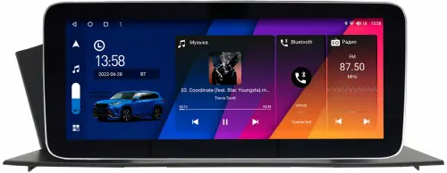 Магнитола для Honda Accord 9 CR2 2012-2019 (вместо БК) - Canbox H-Line 3038 монитор 12.3" QLED в стиле MERCEDES на Android 10, Быстрая, ТОП-процессор, CarPlay, 4G SIM-слот