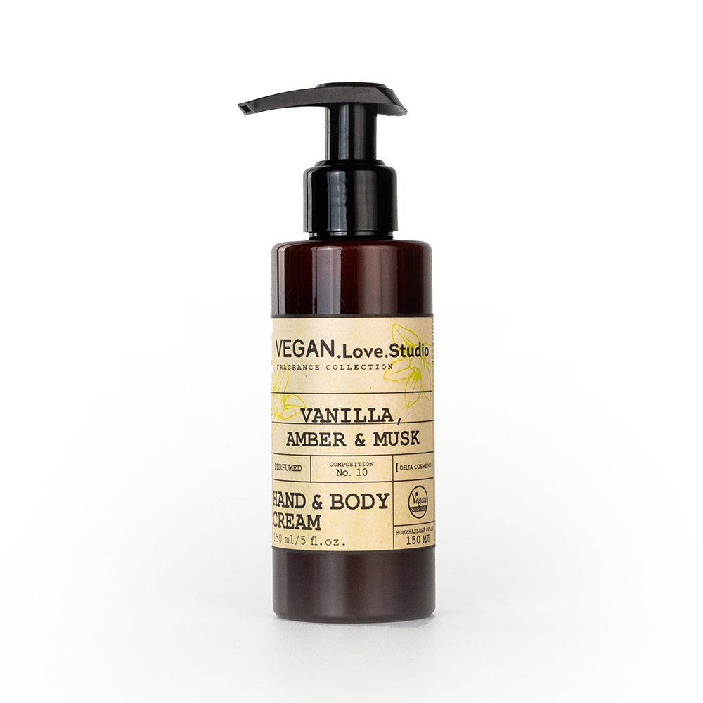 Набор космет. VEGAN.Love.Studio "Vanilla, Amber, Musk", (гель д/душа 300 мл + крем-лосьон 150 мл)