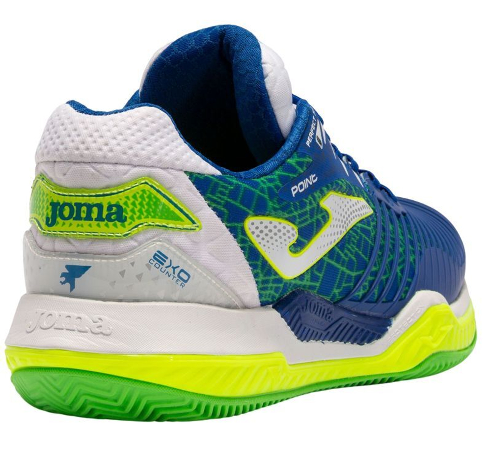 Мужские кроссовки теннисные Joma T.Point Men 2204 - royal/lemon fluor