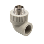 Уголок комб. нар 20х1/2'' EVER® СЕРЫЙ (Россия)