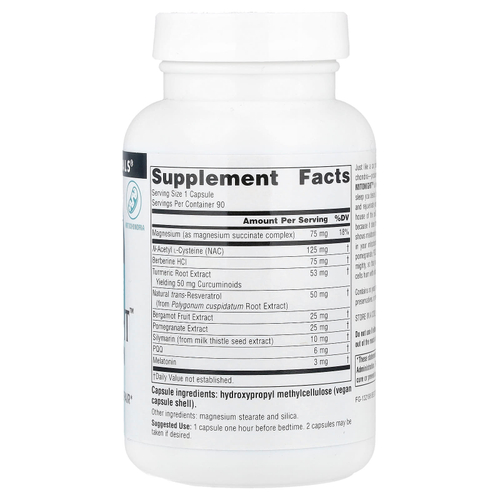 Source Naturals, MitoNight™ с мелатонином, 90 капсул