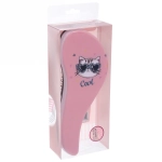 Расческа массажная детская «Pro Hair - Котик Луи», микс 4 цвета, 8*19 см (коробка PVC)