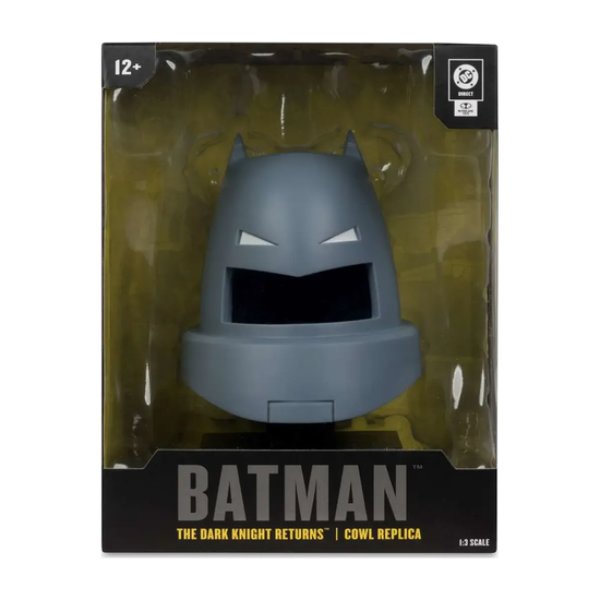 Реплика маски Бэтмена McFarlane 1:3 DC (Dark Knight returns) Armored Batman Cowl 18см — дополнительное фото