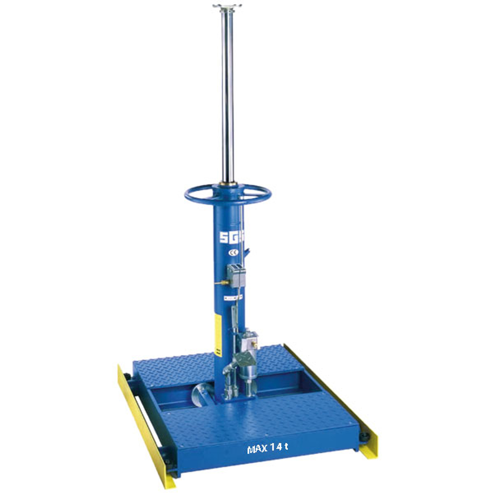 Гидравлический ямный подъемник г/п 14,5 т, на рельсах, с осевым смещения,  SOMMERER  (Германия)
