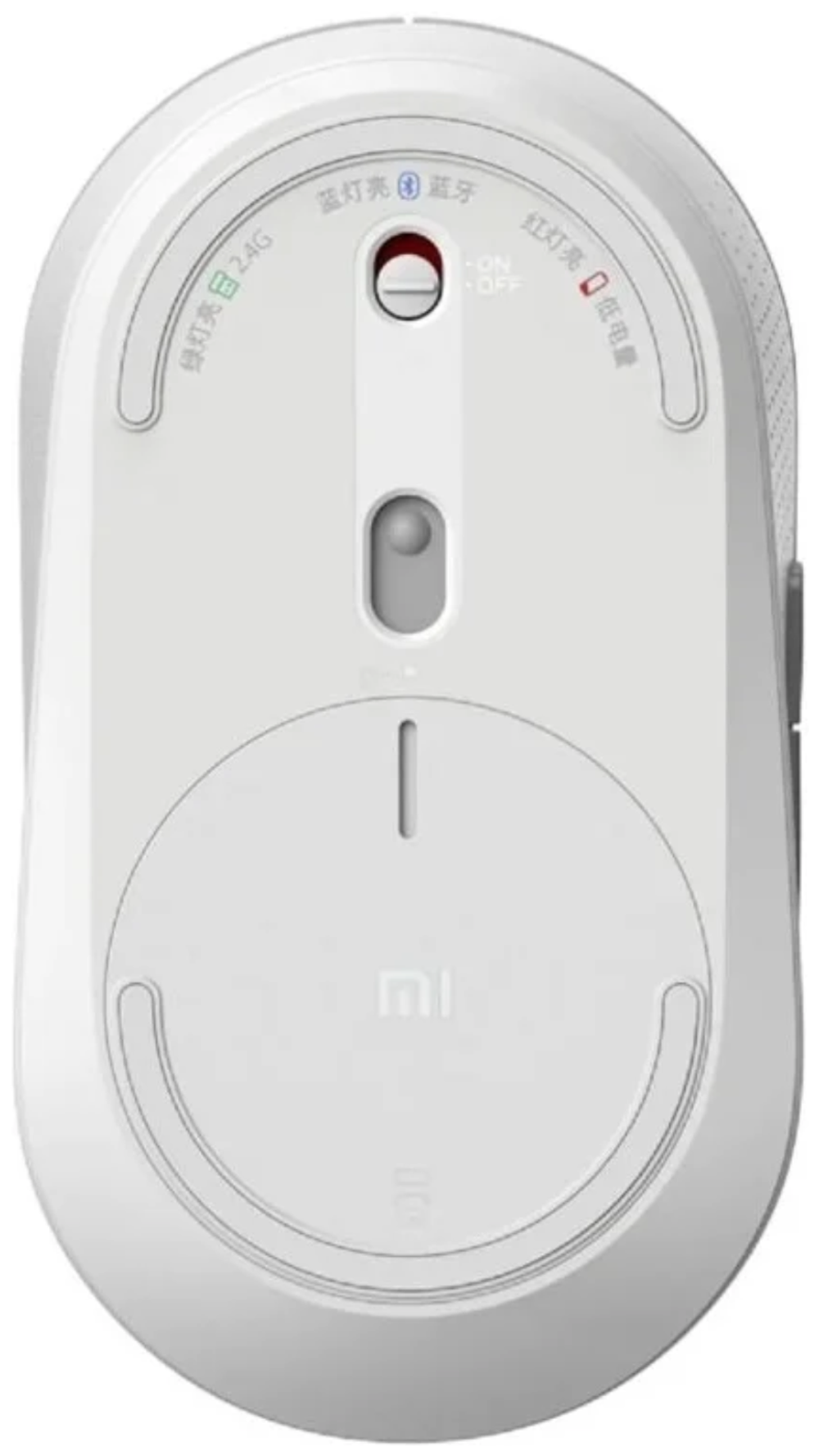 Xiaomi Беспроводная бесшумная мышь с двойным подключением Xiaomi Mi Mouse Silent Edition Dual Mode, Белый, WXSMSBMW02