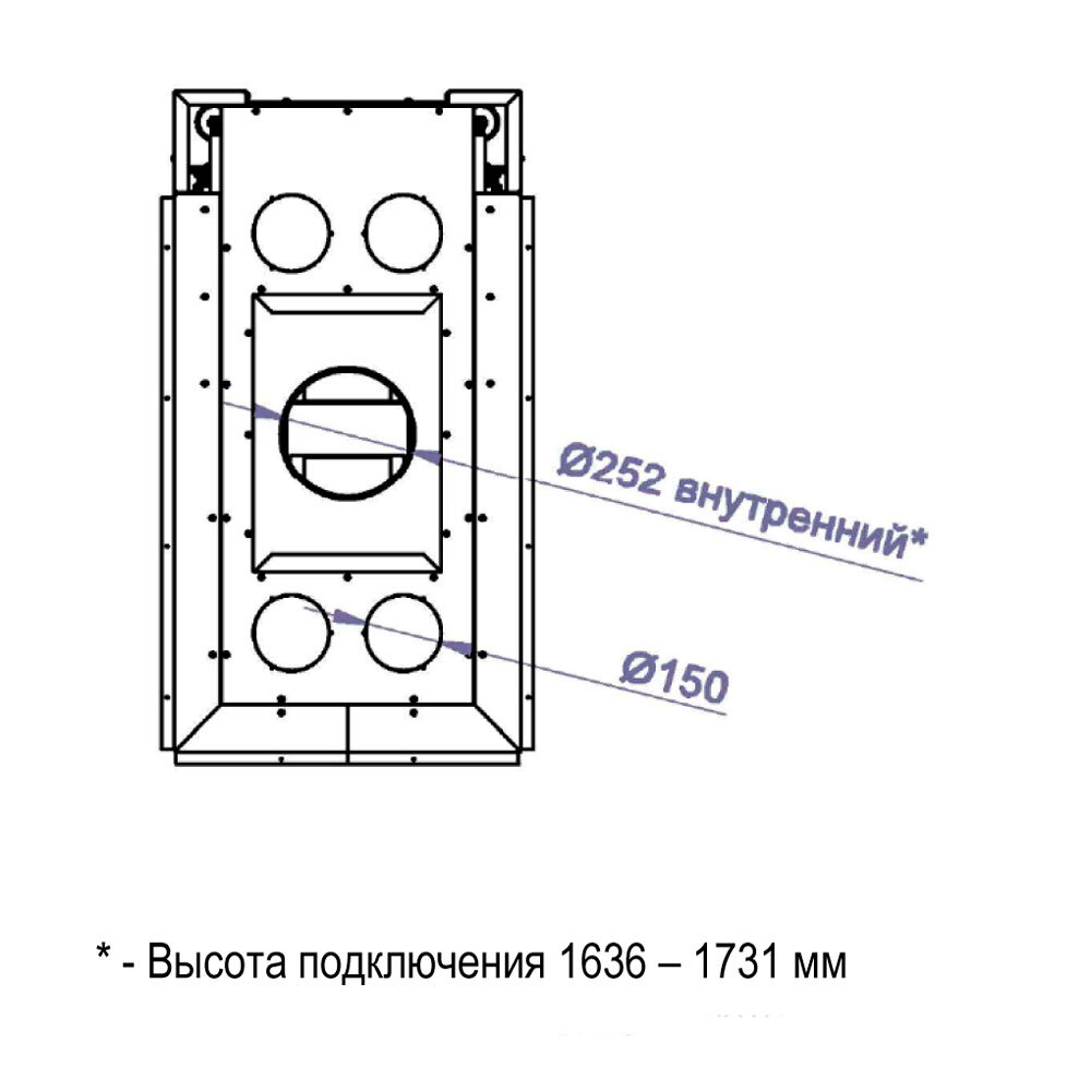КАМИННАЯ ТОПКА 3VLF 1000G (STAV)