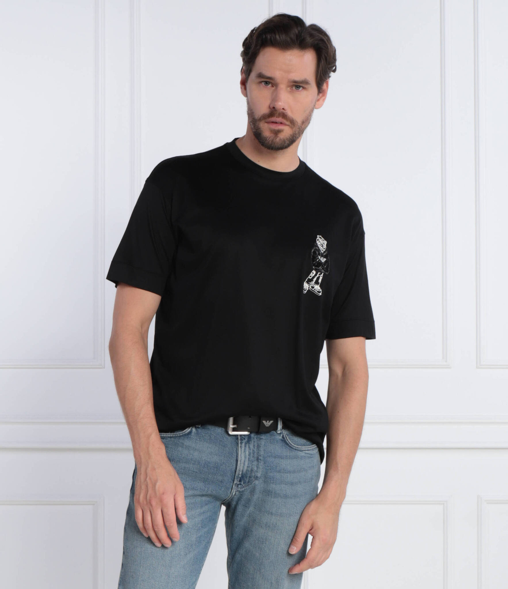 Футболка Emporio Armani - черный(6R1TB5 1JUVZ)