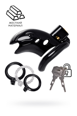 Пояс верности мужской TOYFA Black&Red