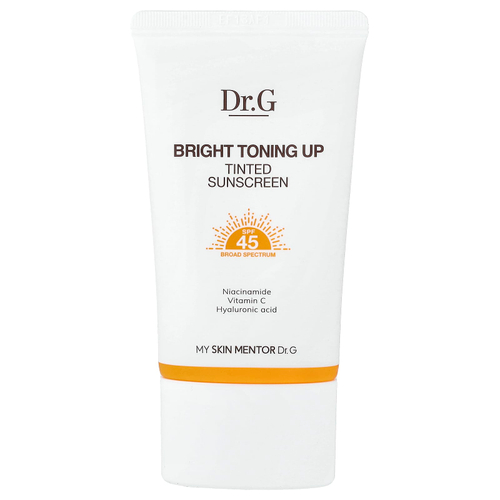 Dr. G, Bright Toning Up, солнцезащитное средство с оттенком, SPF 45, 50 мл (1,69 жидк. унции)