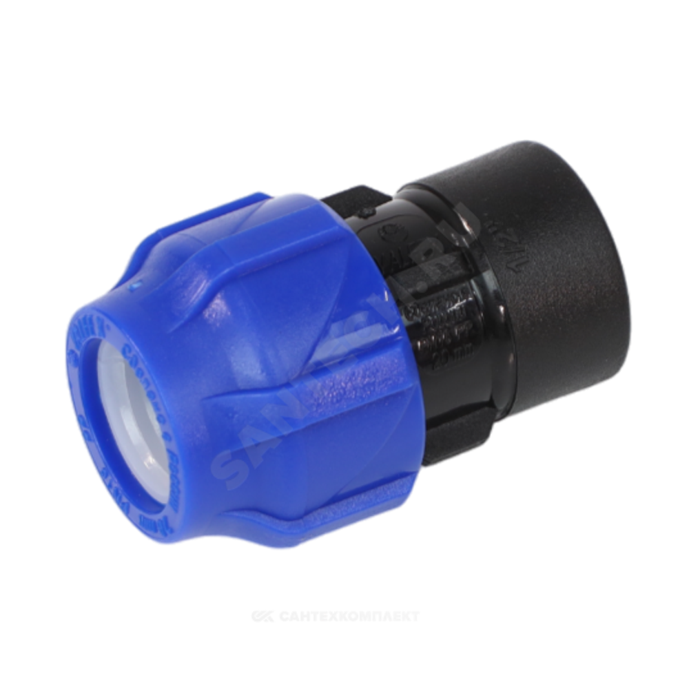 Муфта компрессионная ПЭ Дн 40х1 1/4" ВР Ру16 VALFEX 121001240114