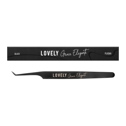 Пинцет с лазерной заточкой L 7 мм Grace Elegante Black Lovely