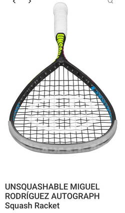 UNSQUASHABLE, MIGUEL RODRIGUEZ ONE20 LIMITED EDITION, 120g, Squash Racket