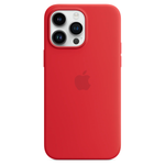 Силиконовый чехол с поддержкой MagSafe Apple Silicone Case для iPhone 14 Pro Max, Red (Красный)
