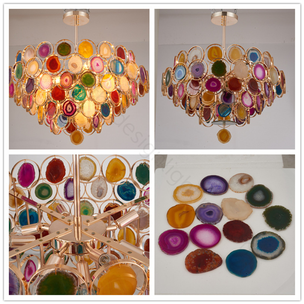 Ceiling design lamp Agate disk by Ligth Room