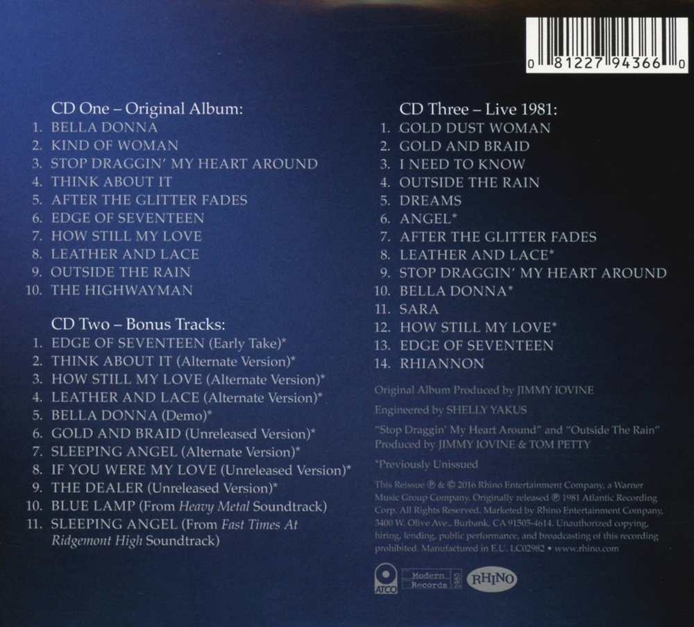 Stevie Nicks / Bella Donna (Deluxe Edition)(3CD)