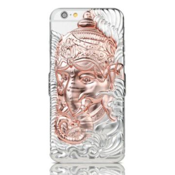 Чехол накладка для айфон Iphone 6/6S Ganesha розовое золото