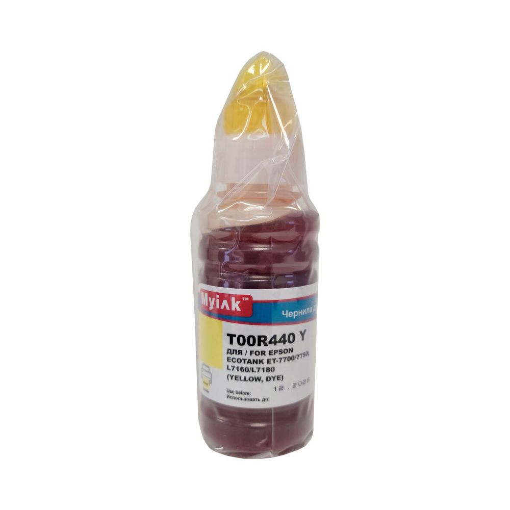 Чернила для EPSON EcoTank 106 (T00R440) ET-7700/7750/L7160/L7180 (70мл, yellow, Dye) MyInk