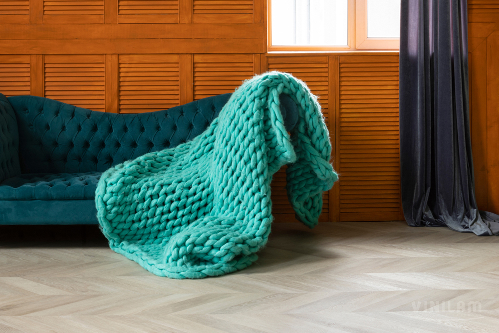 Виниловый ламинат VINILAM PARQUET CHEVRON RI4445118CL4 Шеврон Сезар Glue