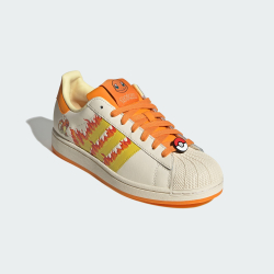 Adidas Кроссовки Pokémon Superstar II, белый/оранжевый