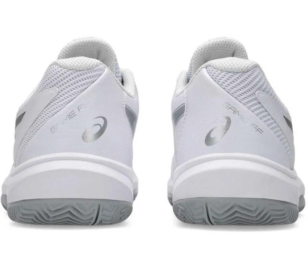 Женские теннисные кроссовки Asics Game FF Clay/OC - white/pure silver