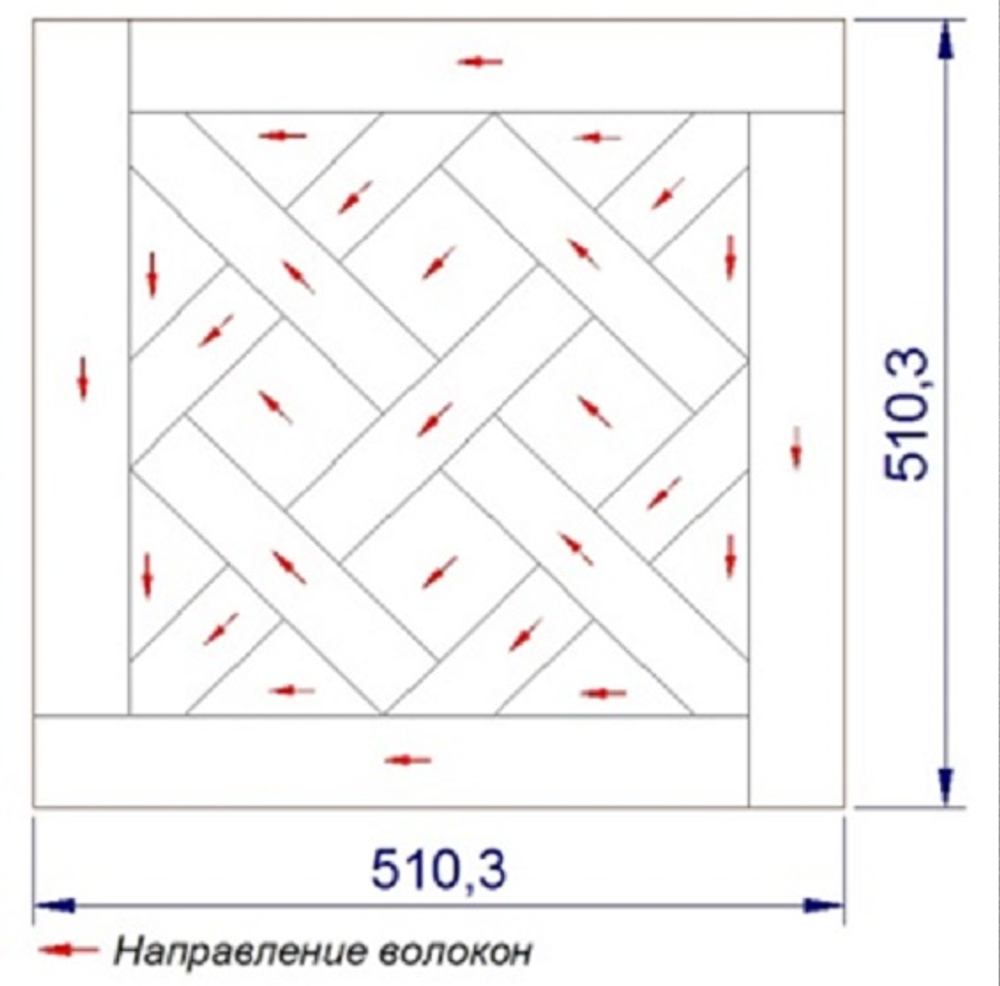 Модульный паркет Lab Arte №2-70 Дуб