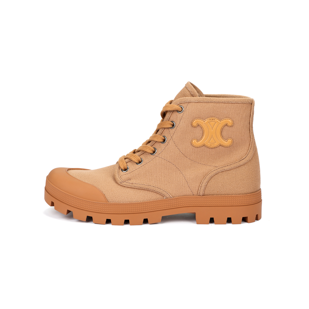 CELINE Patapans Outdoor Boots Women"s Tawny
