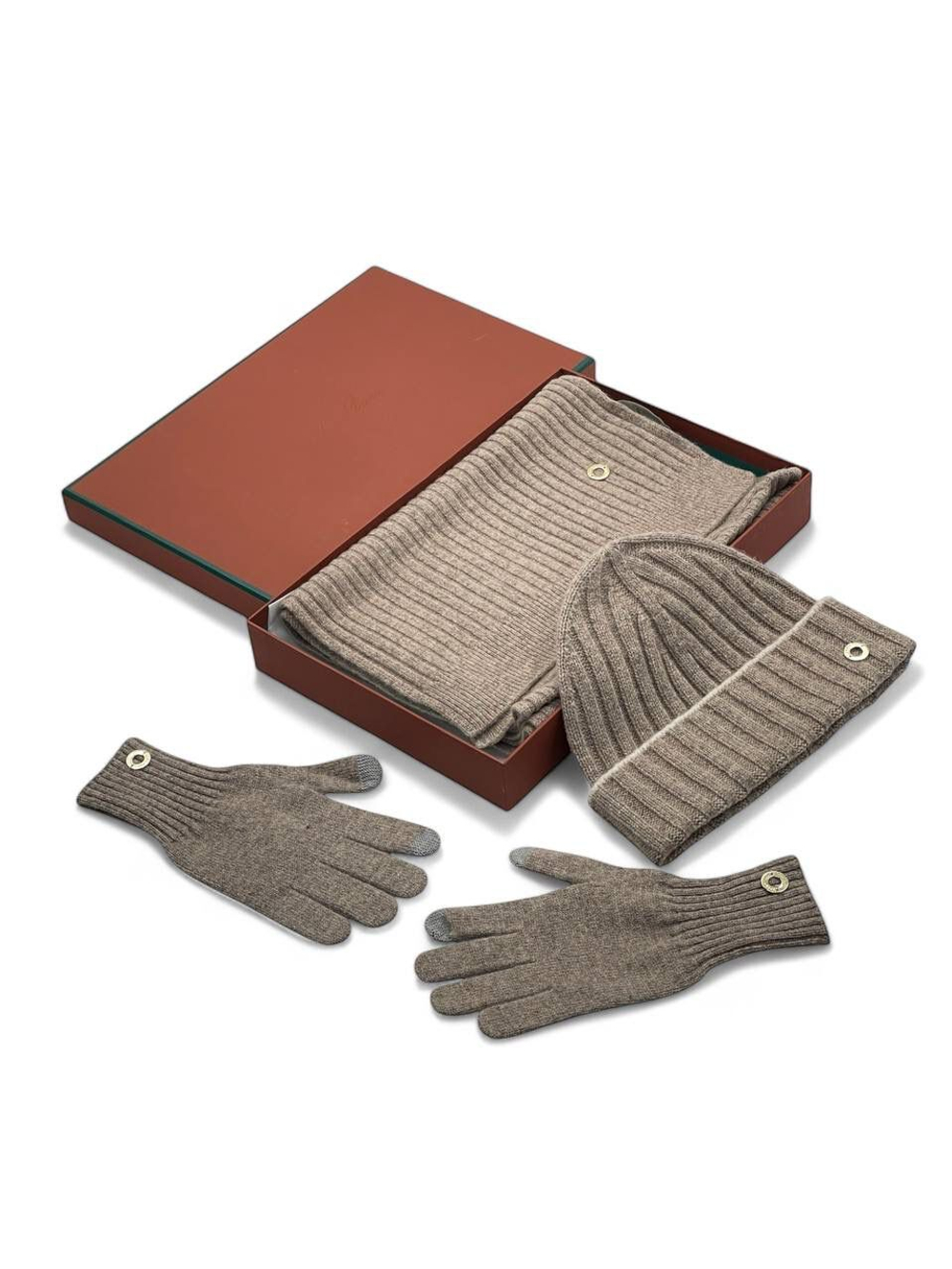Комплект Loro Piana (шапка + перчатки + шарф)