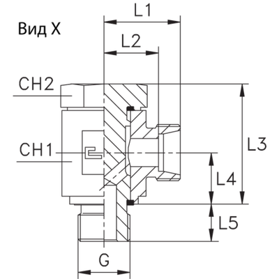 Соединение JE DL15 BSP 1/2 (корпус)