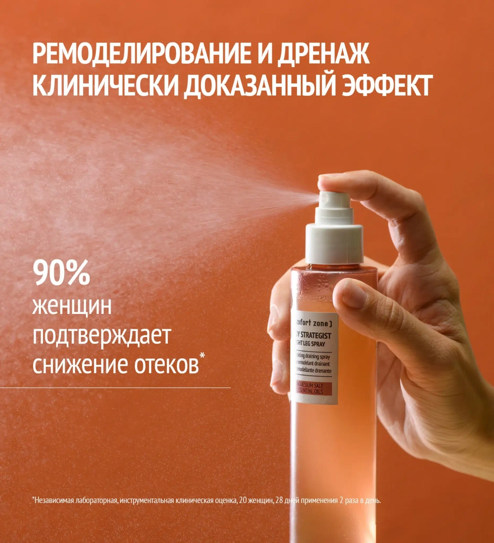 Спрей для ног Comfort Zone Body Strategist Light leg Spray 150 мл