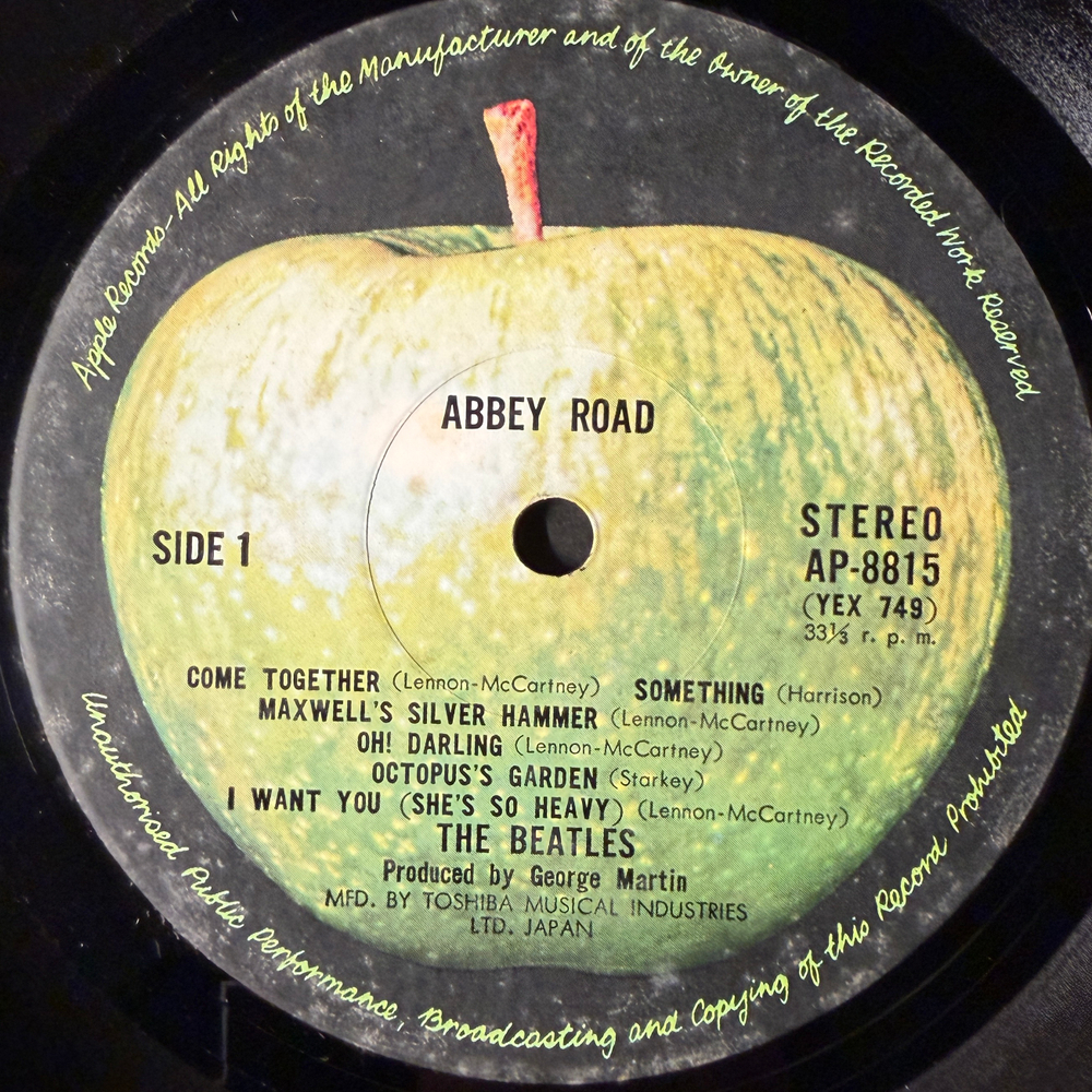 The Beatles ‎– Abbey Road (Япония 1969г.)