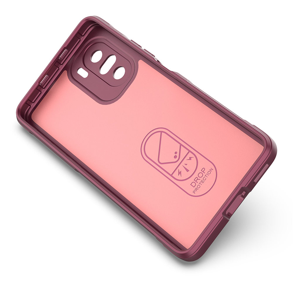 Противоударный чехол Flexible Case для Poco F3