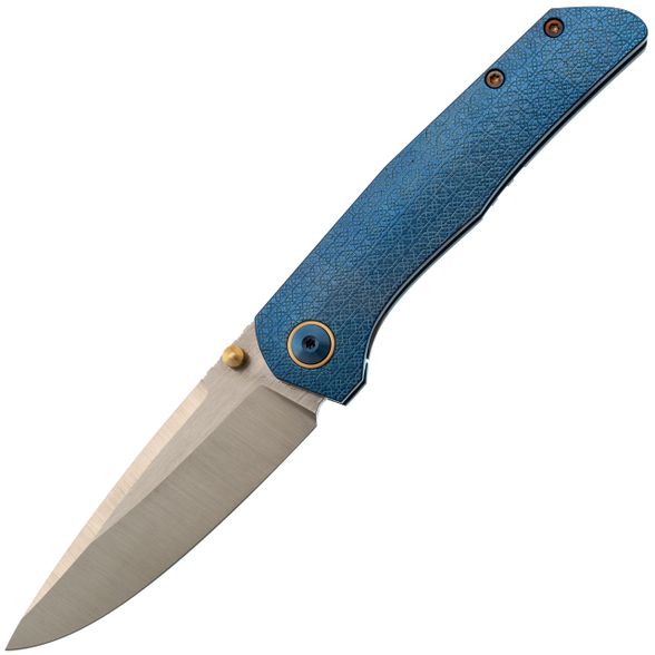 Цена наСкладной нож Assassin knives Argo 2.0, сталь M398, рукоять титан, синий