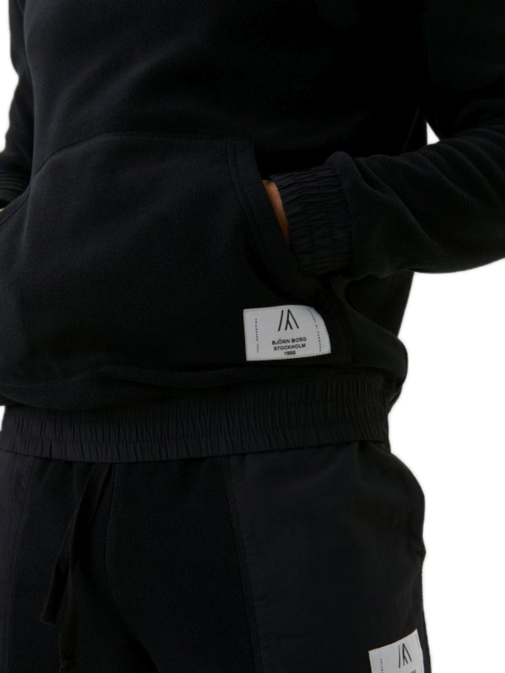Мужская теннисная кофта Björn Borg Stockholm Fleece Hoodie M - black beauty