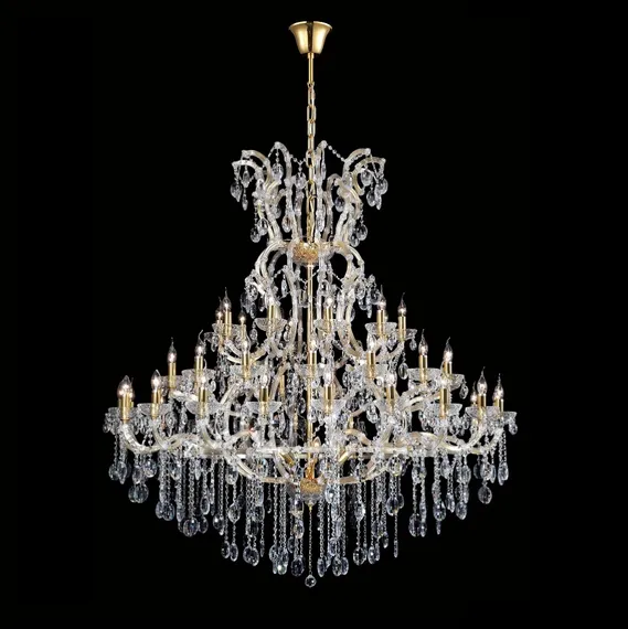Подвесная люстра Hollywood HOLLYWOOD SP53 GOLD Crystal Lux