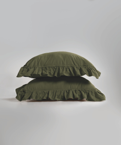 Lımasso КПБ 4 пр. Stonewashed Exclusıve Capulet Olıve пододеяльник 200*220, простынь 240*260, наволочки 50*70 2шт