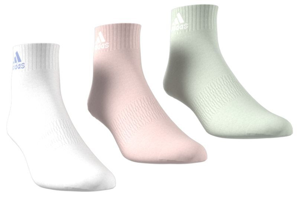 Теннисные носки Adidas Cushioned Sportswear Ankle Socks 3P - разноцветный