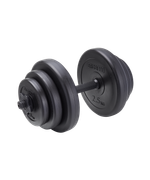 Гантель разборная пластиковая в коробке BASEFIT DB-717, 9 кг