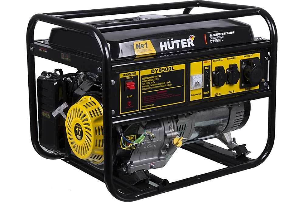 Бензиновый генератор Huter DY9500L