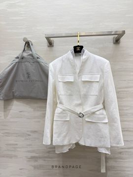 Пиджак белый от Brunello Cucinelli BP5-186070