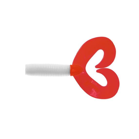 Твистер Helios Credo Double Tail 3,54"/9 см White RT 5шт. (HS-28/1-003)
