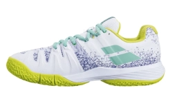 Женские кроссовки для padel Babolat Sensa - white/spring bud