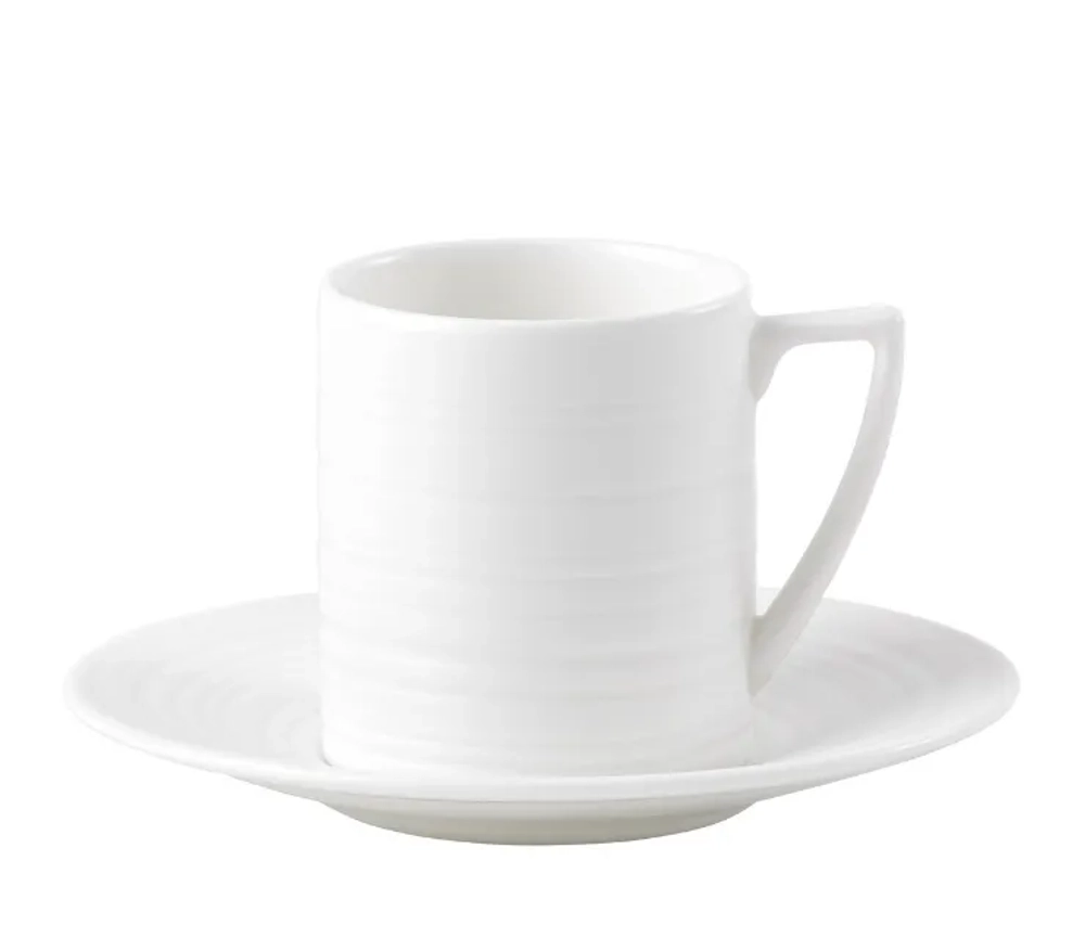 Wedgwood Чашка для эспрессо Jasper Conran Strata 80 мл с блюдцем EAN 701587456067