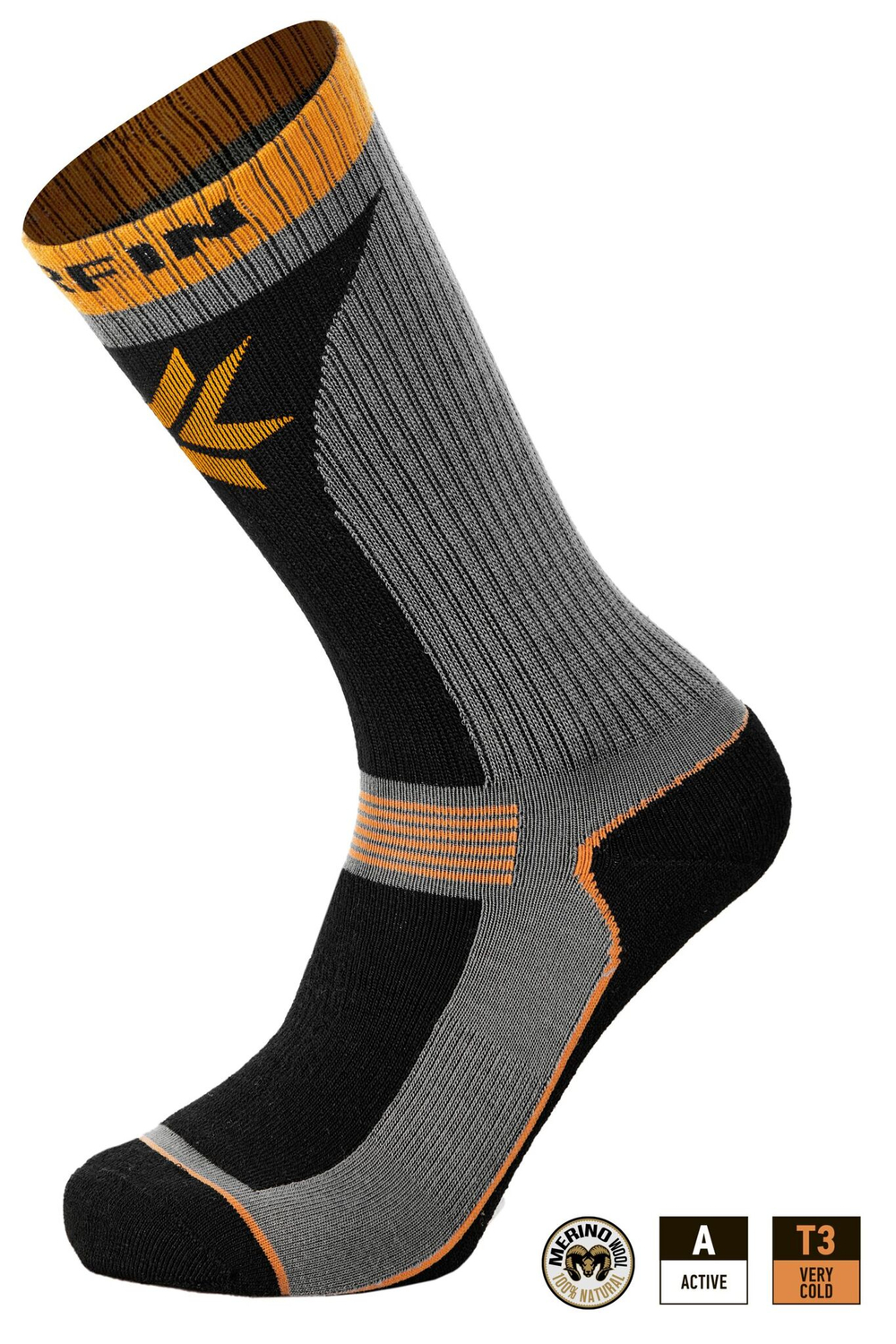 Носки Norfin T3A NORDIC MERINO HIKING CREW р.(42-44) L