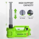 Домкрат автомобильный гидравлический аккумуляторный Greenworks Арт. 3401407UA, 24V, c АКБ 2Ач и ЗУ в сумке